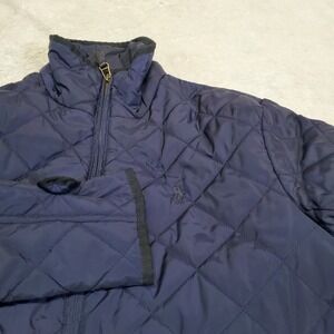 Ralph Lauren Sport Navy Blue Quilted‎ Jacket Women Medium Casual Capsule Classic